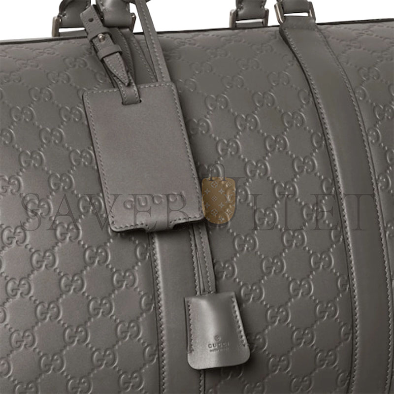 GUCCI GG EMBLEM MEDIUM DUFFLE BAG 850220 (45*29*25cm)
